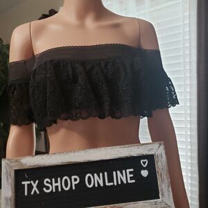 Victoria's Secret Off The Shoulder Crop Top NWT